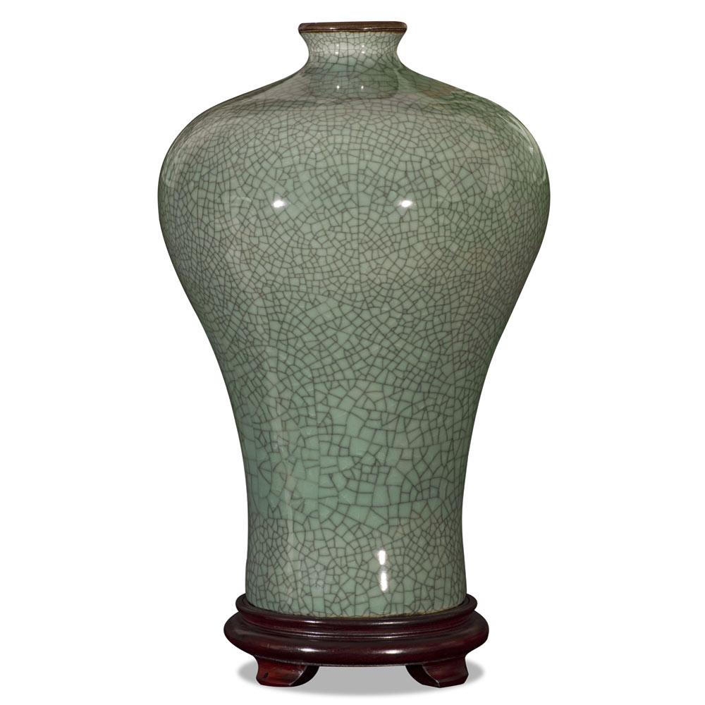 Crackle Celadon Porcelain Chinese Song Dynasty Vase