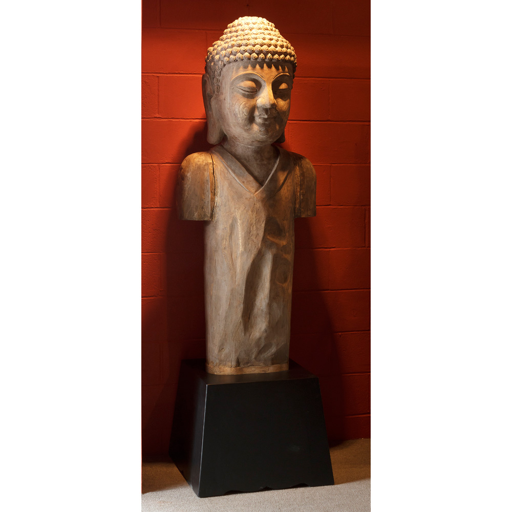 Teakwood Buddha Asian Statue