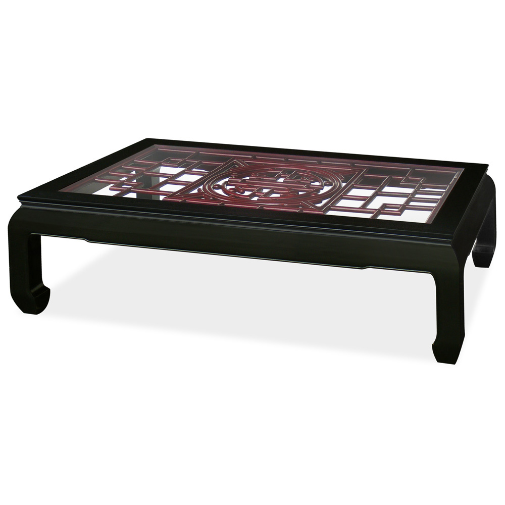 Asian rosewood coffee table