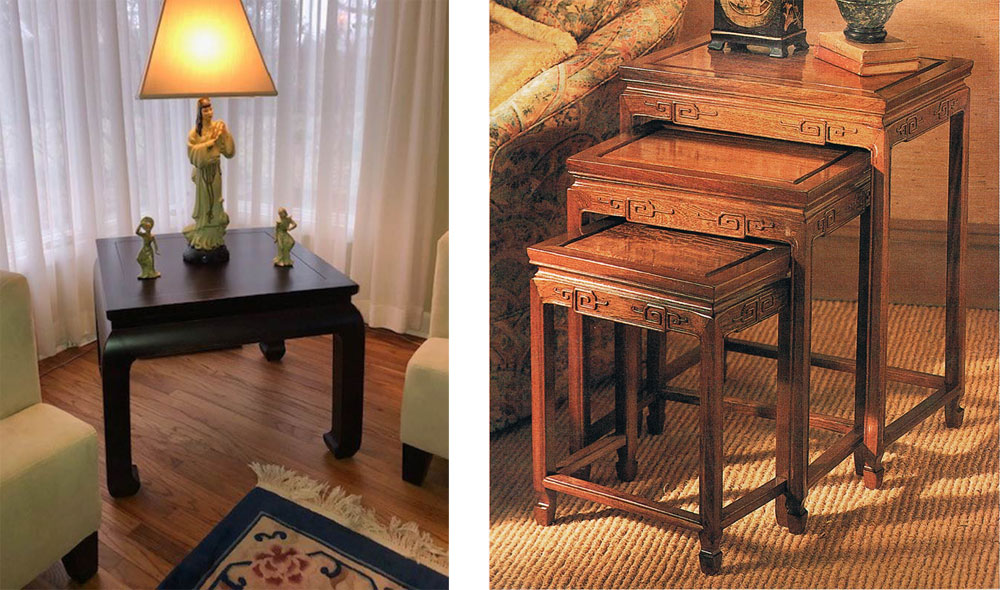 Oriental End Tables