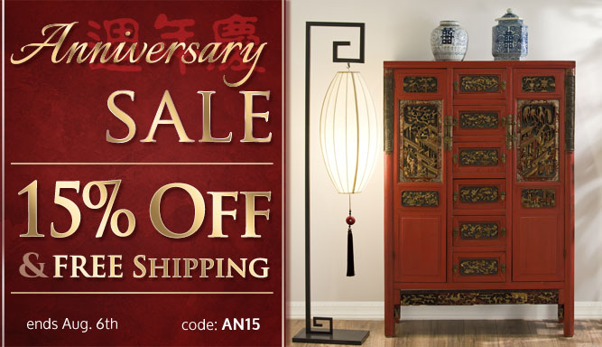 China Furniture Online ANNIVERSARY Sale - 15% OFF