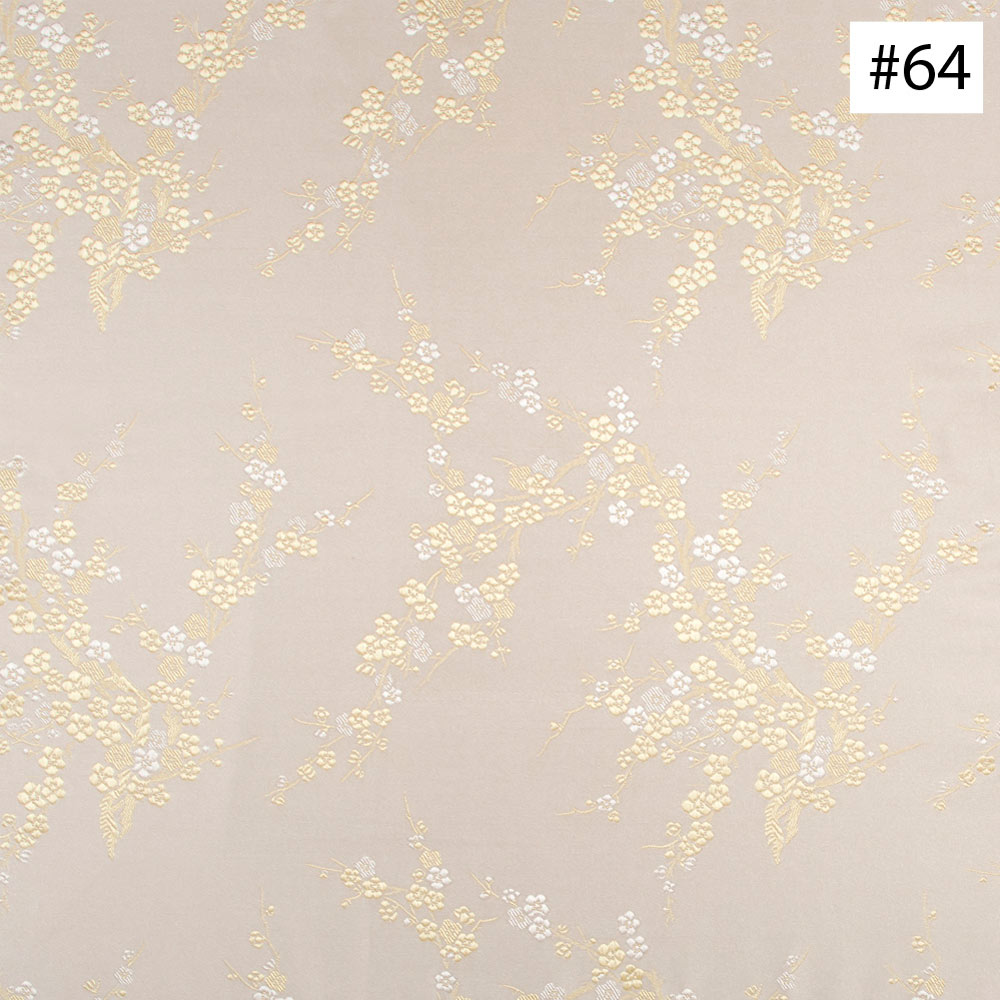 Cherry Blossom Design Cream Ming Chair Cushion (#64)