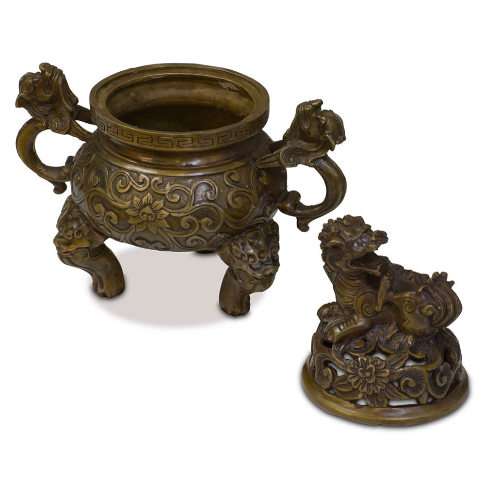 Iron Imperial Kirin Chinese Incense Burner