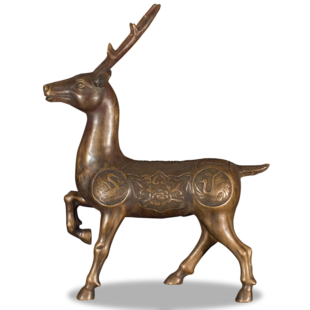 Bronze Prosperity Reindeer Set