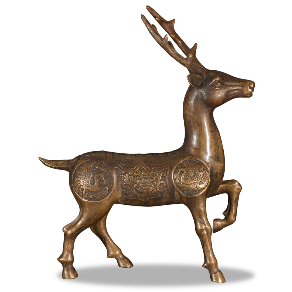 Bronze Prosperity Reindeer Set