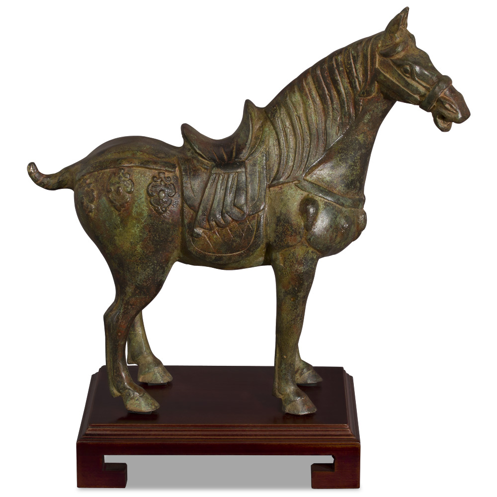 Bronze Tang Chinese Horse Sculpture