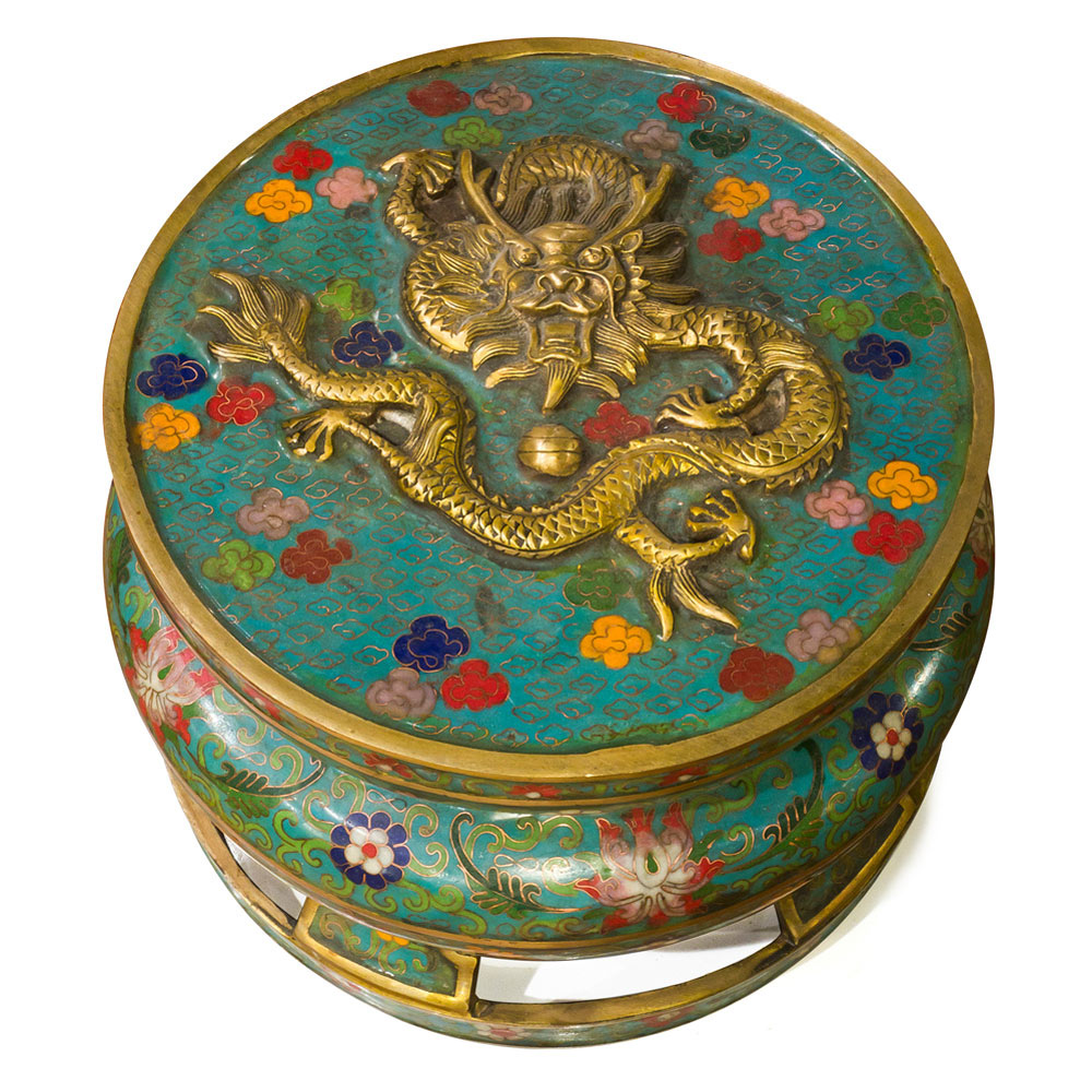 Vintage Chinese Cloisonne Incense Burner