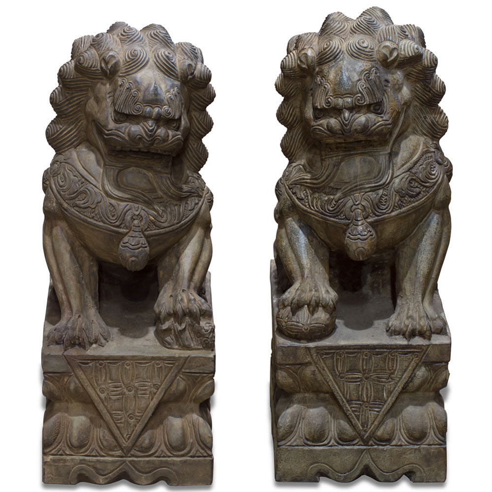 Imperial Stone Foo Dogs