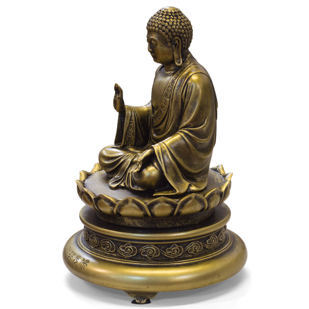 Sitting Amitabah Buddha Oriental Statue