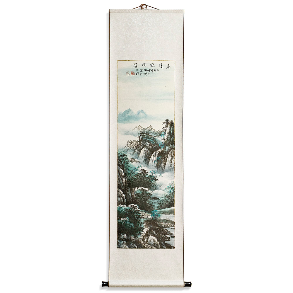 Hand-Painted Chinese Scroll