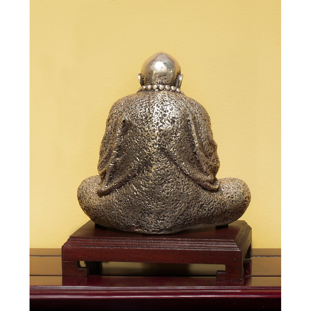 Silver Plated Meditating Damo