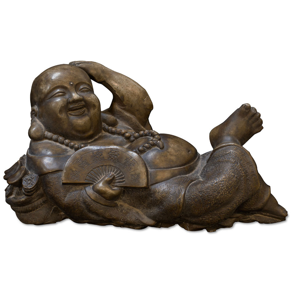 Prosperity Happy Buddha Stone Oriental Statue