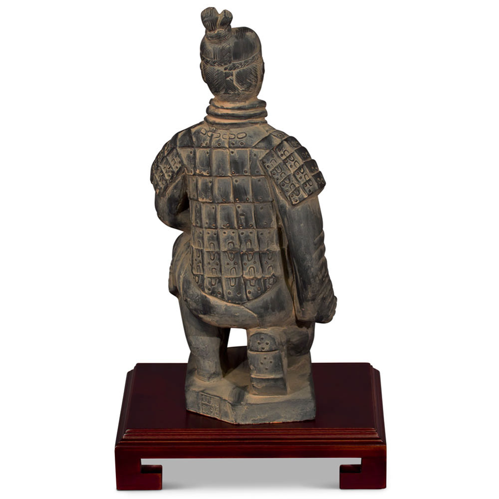 12 Inch Chinese Terracotta Kneeling Archer Warrior