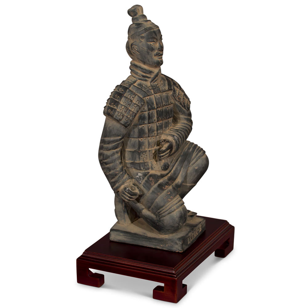 12 Inch Chinese Terracotta Kneeling Archer Warrior