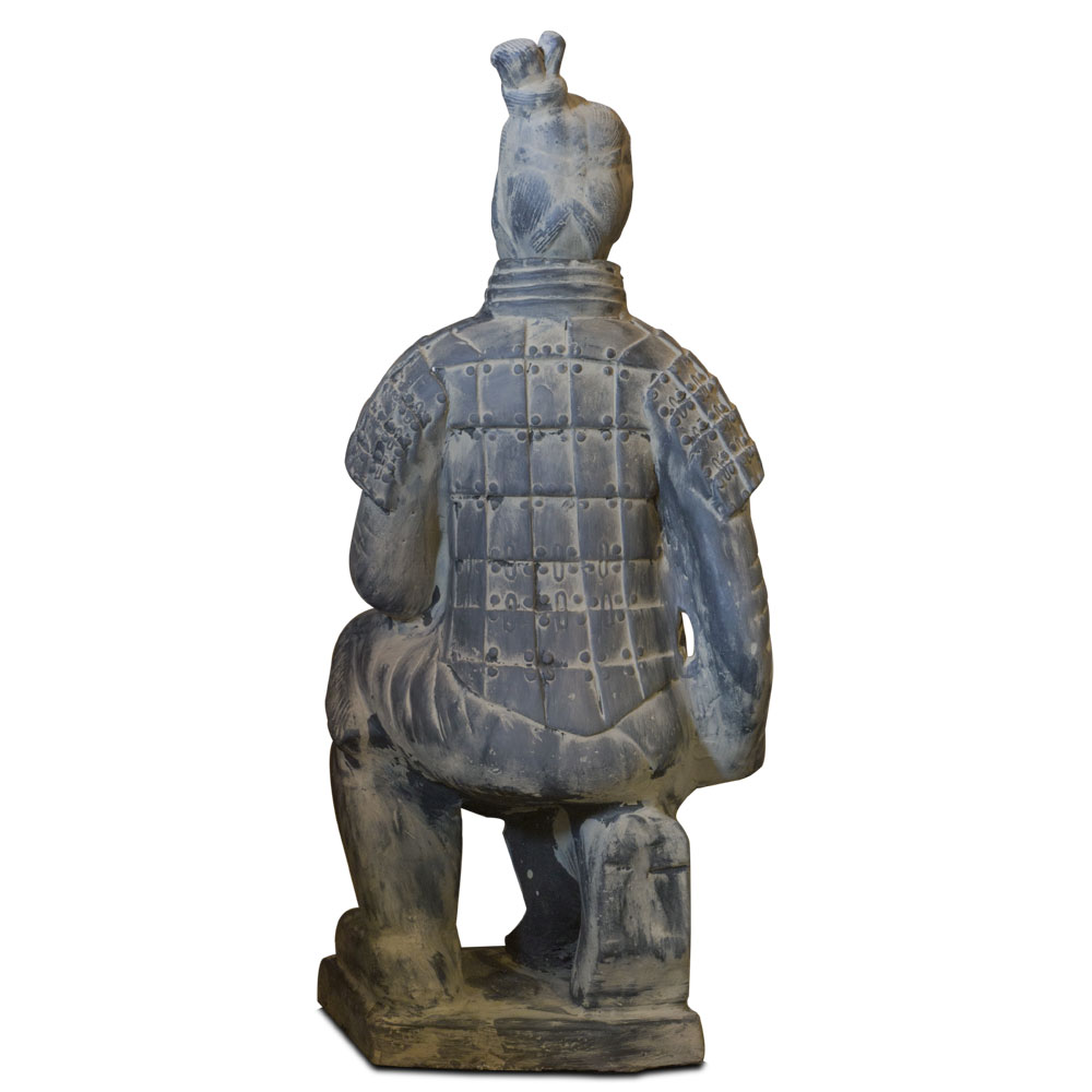 36 Inch Chinese Terracotta Kneeling Archer Warrior - with FREE Inside Delivery