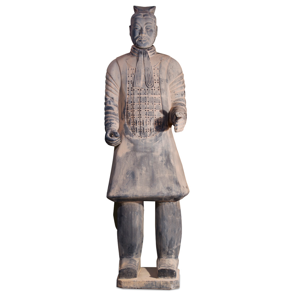 71 Inch Chinese Terracotta Infantry Warrior - with FREE Inside Delivery