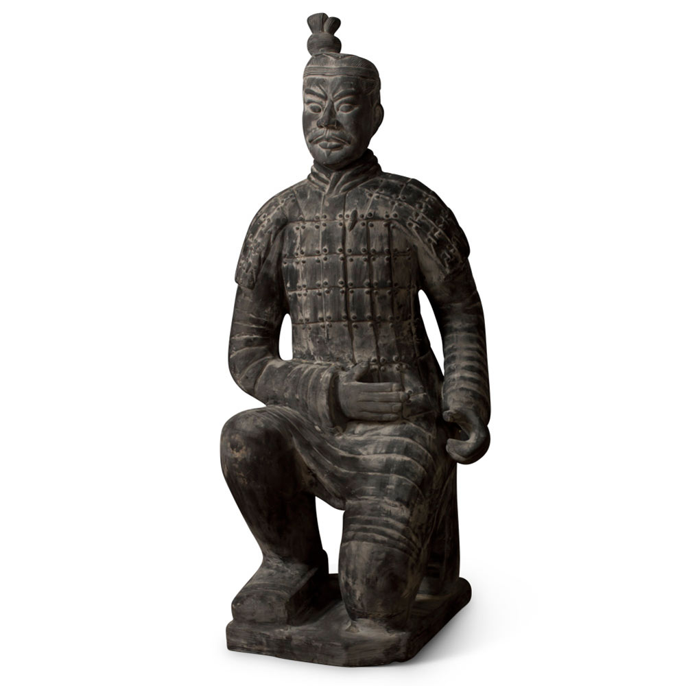 50.5 Inch Chinese Terracotta Kneeling Archer Warrior - with FREE Inside Delivery