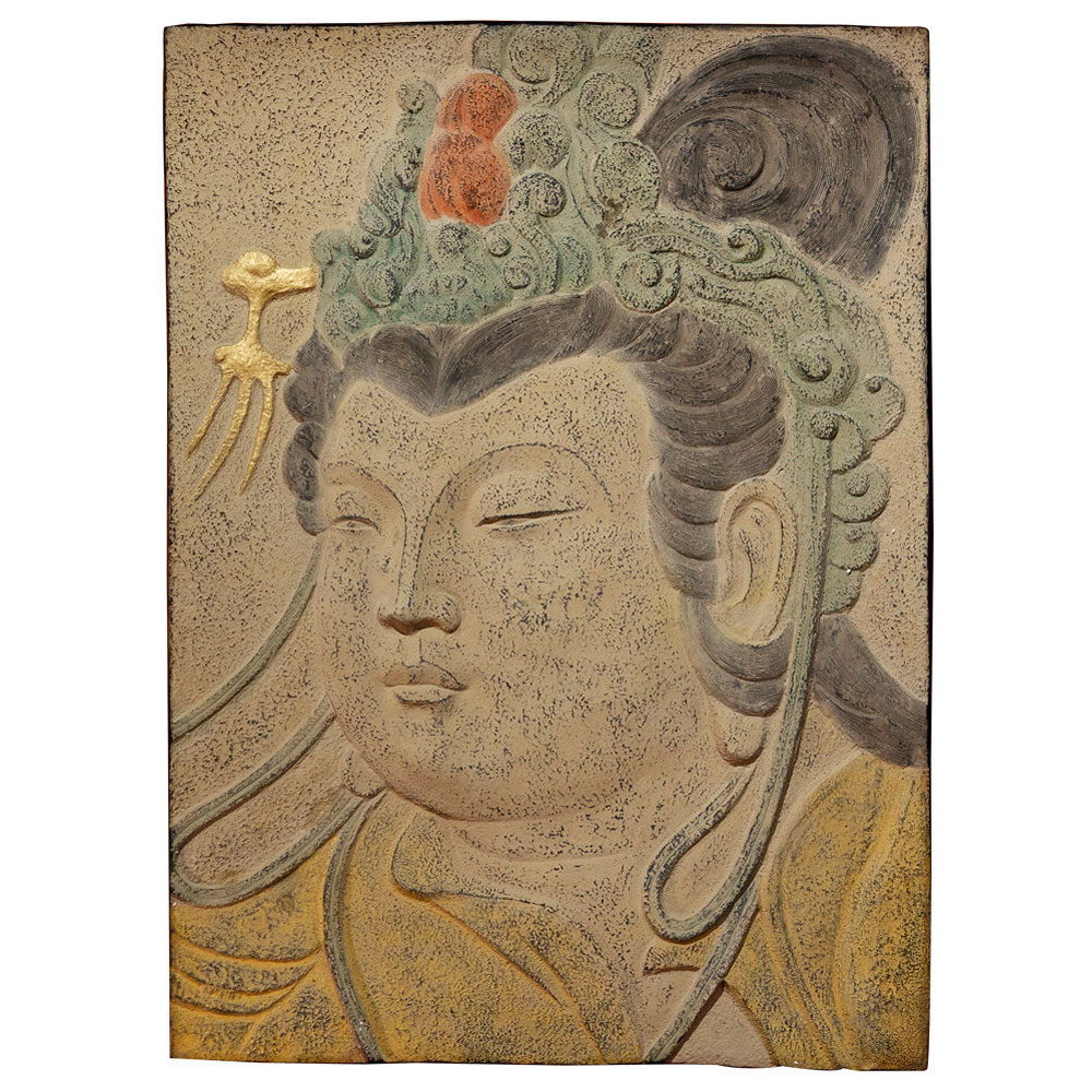 Tang Dynasty Chinese Wall Sculpture with Guanyin