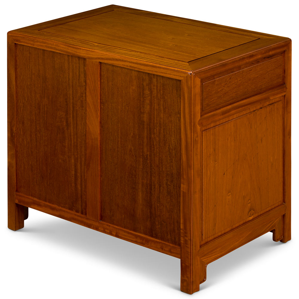 Natural Finish Rosewood Chinese Ming Cabinet