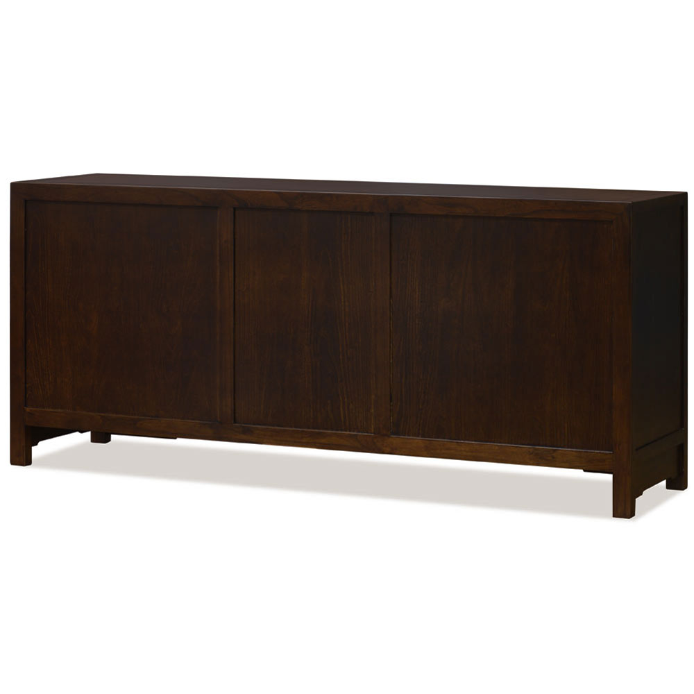 Dark Espresso Elmwood Chinese Grand Ming Sideboard - with FREE Inside Delivery