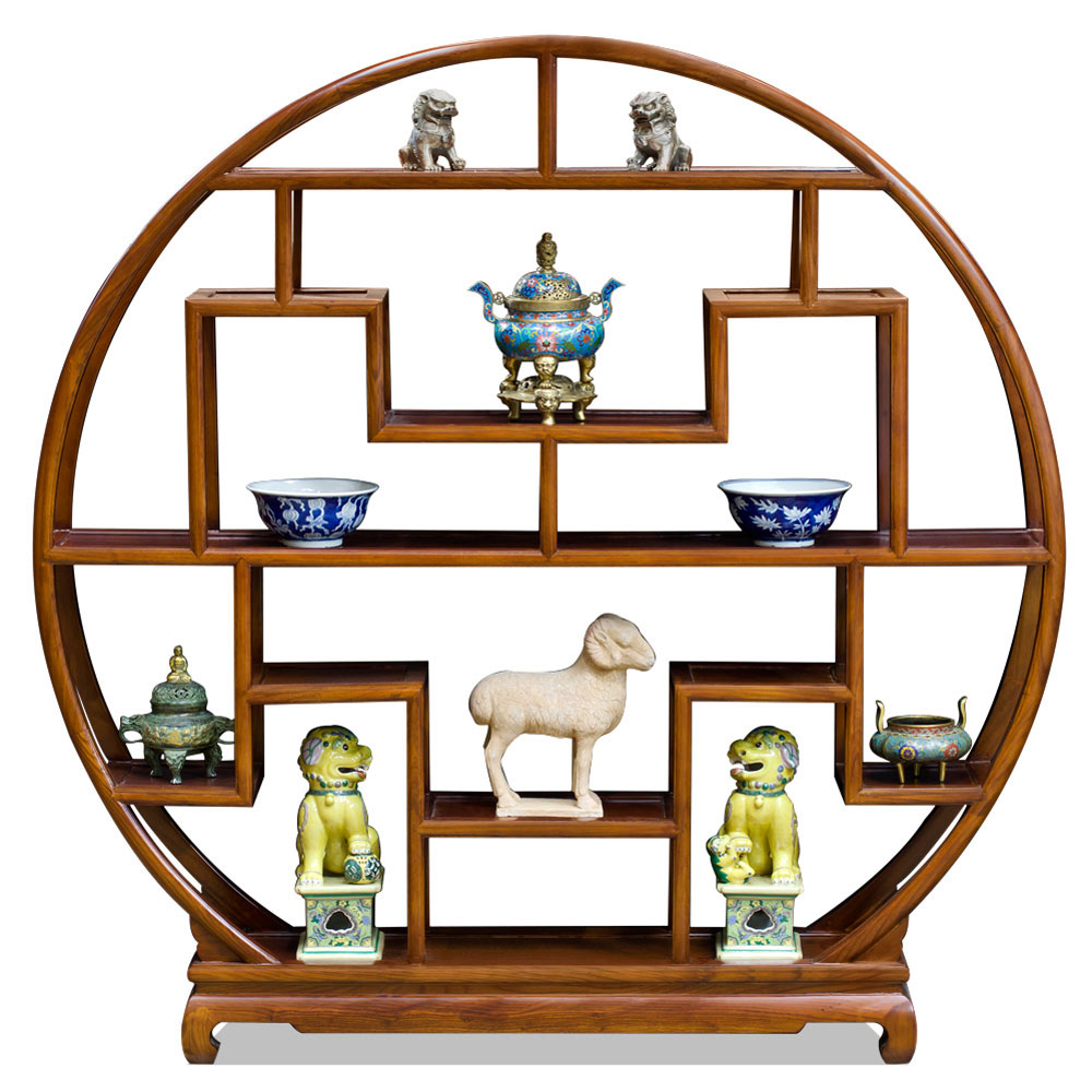 Mahogany Moon Curio Stand