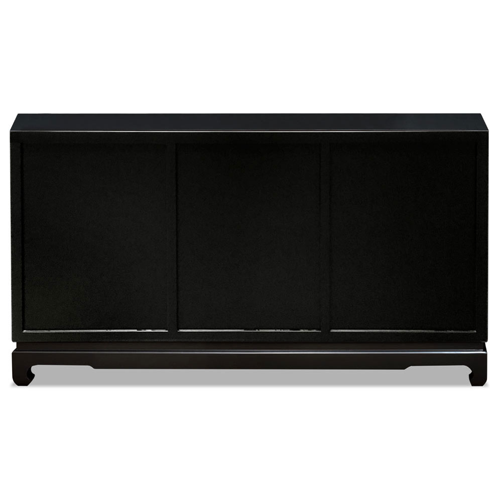 Black Elmwood Chinese Ming Chest of Drawers