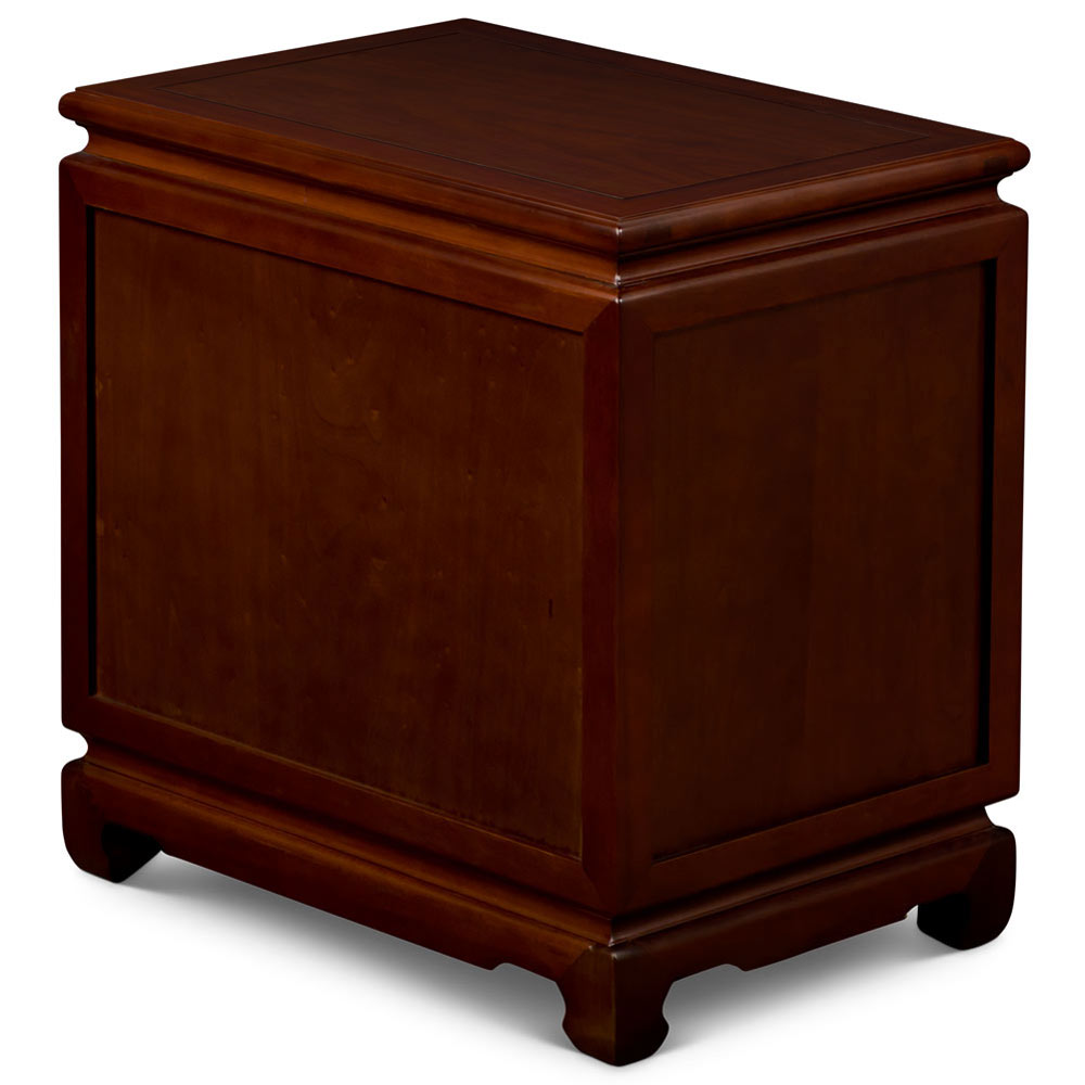 Mahogany Petite Elmwood Chinese Ming Cabinet