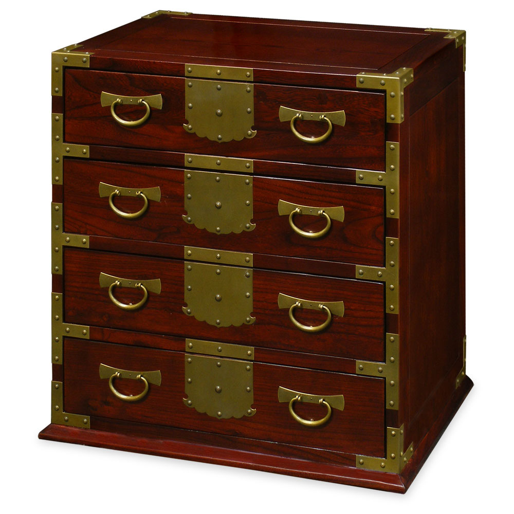 Elmwood Tansu Chest of Drawers