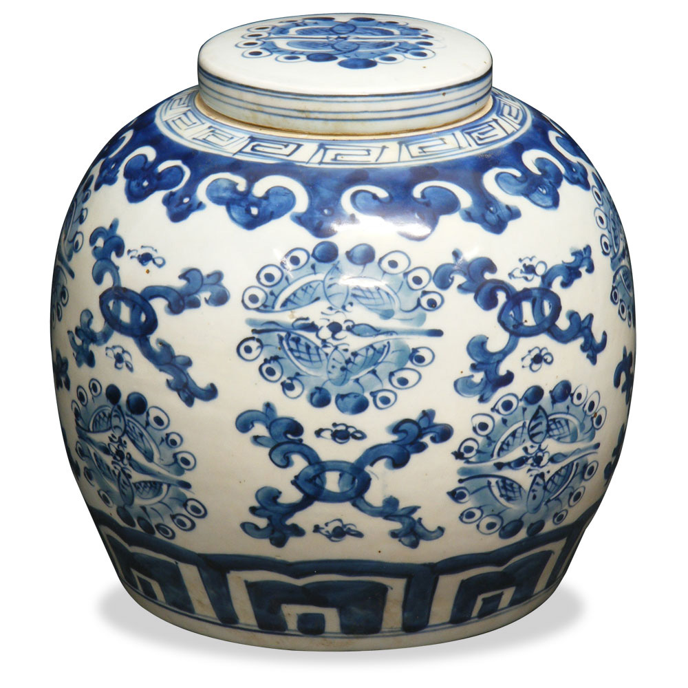 Porcelain Blue & White Jar