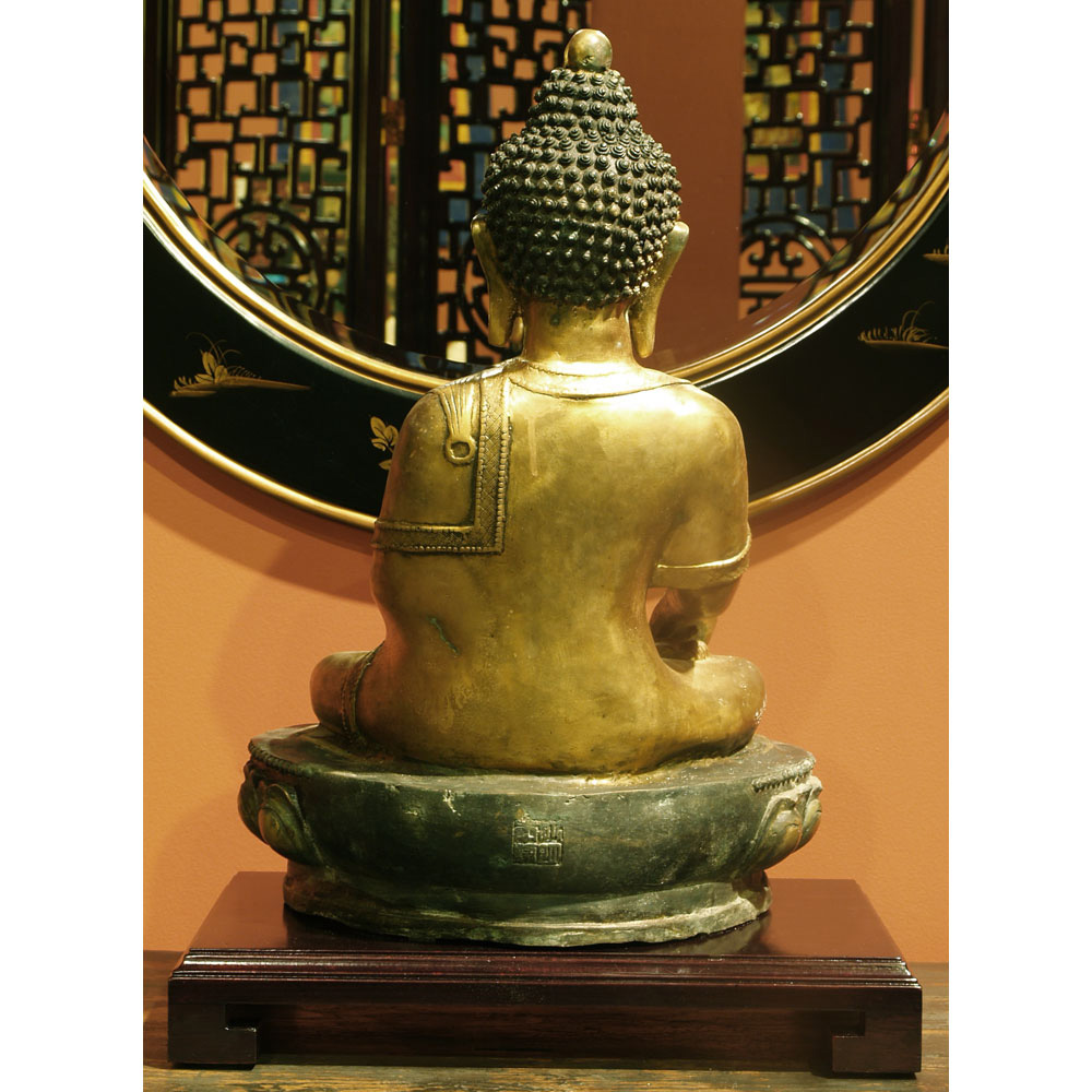 Tibetan Style Bronze Sitting Buddha