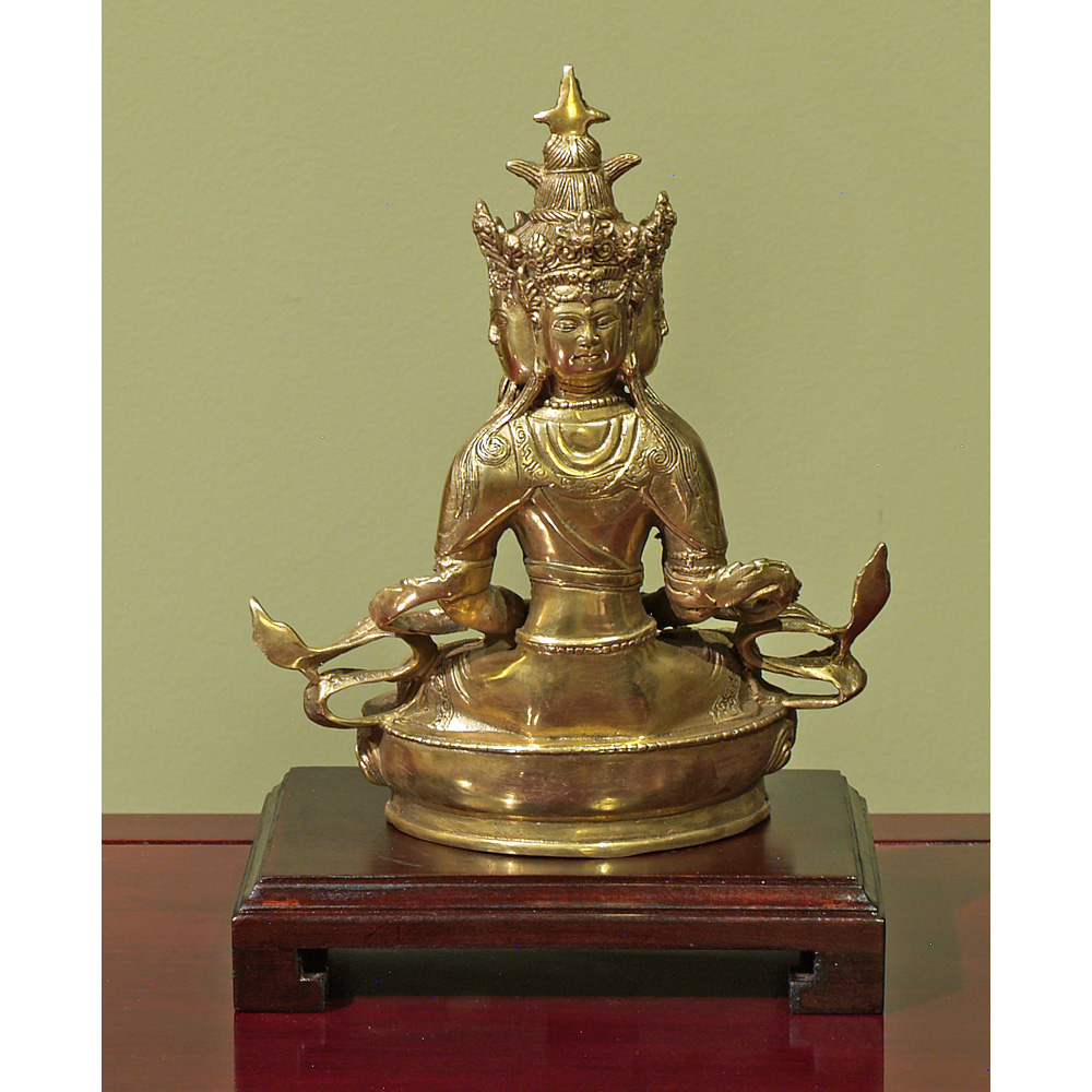 Hand Forged Bronze Meditating Buddha
