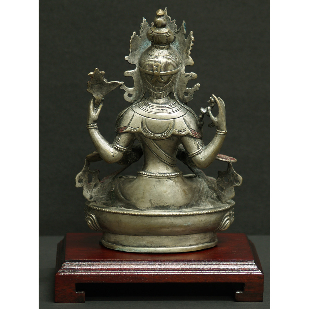 Hand Forged Bronze Meditating Buddha
