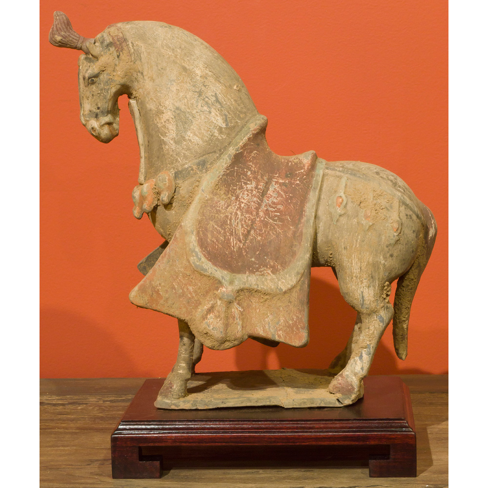 Ceramic Tang Horse Replica Oriental Statue