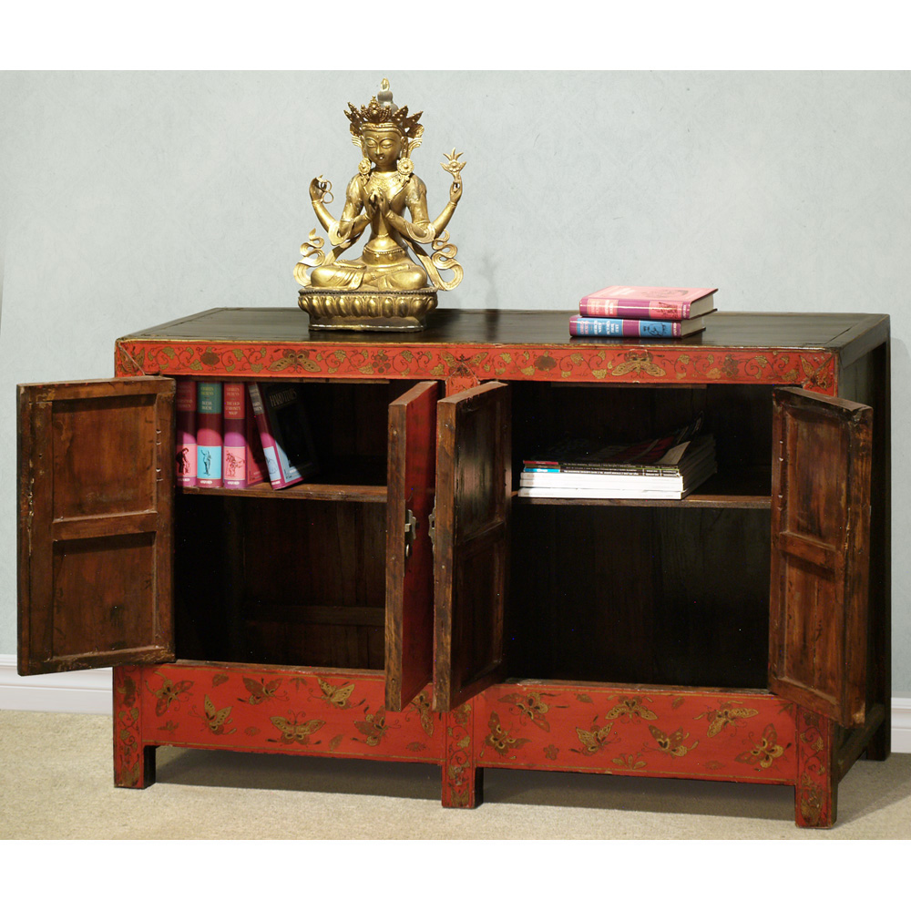 Vintage Tibetan Cabinet