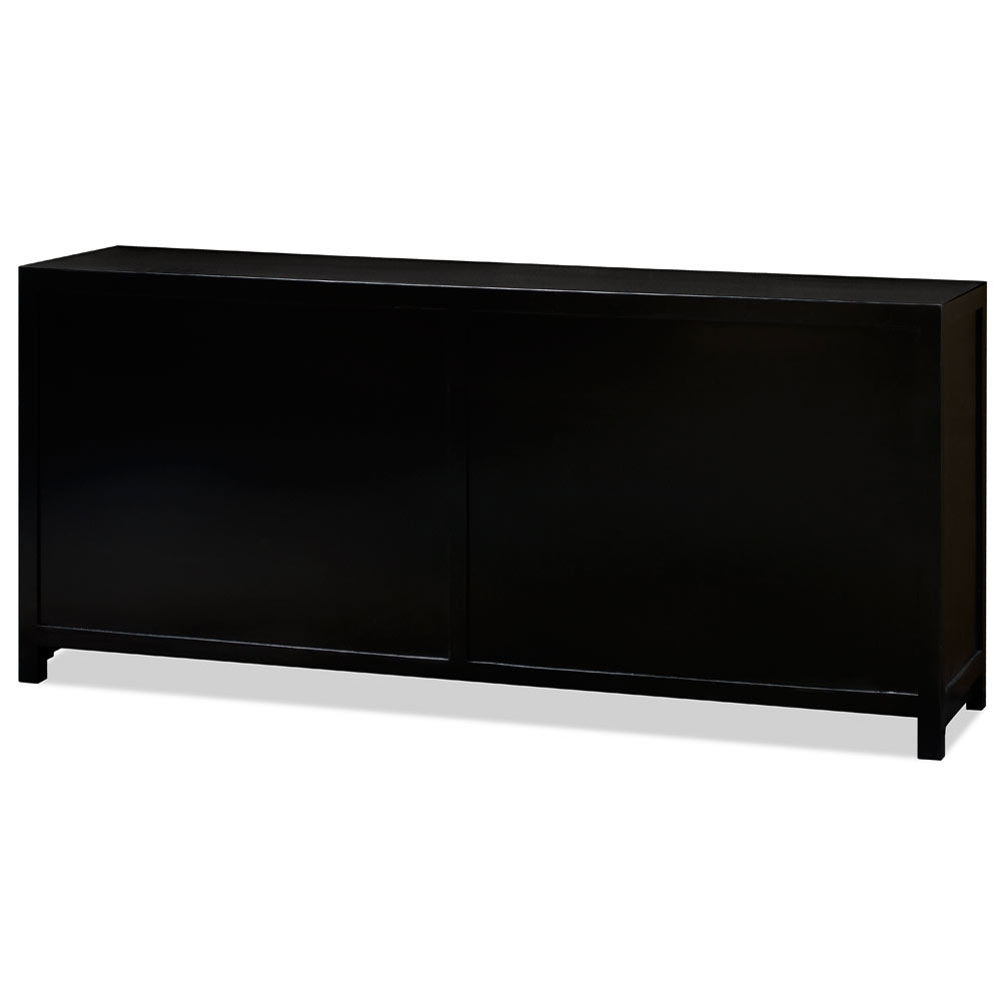 Black Elmwood Asian Zen Sideboard