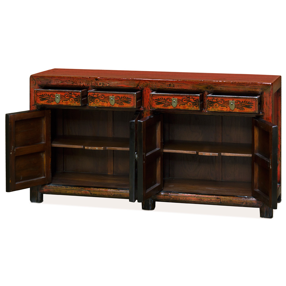 Elmwood Tibetan Cabinet