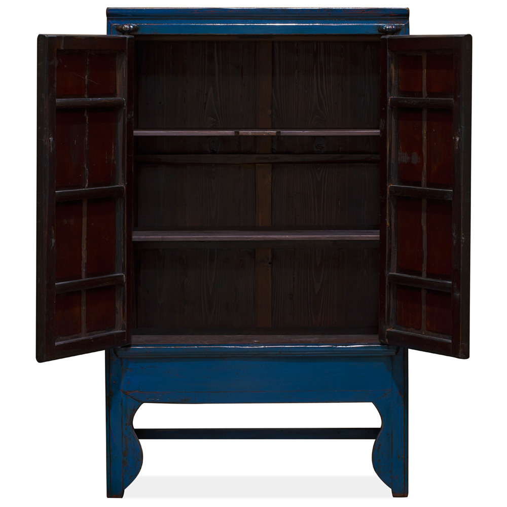Vintage Elmwood Ocean Blue Wedding Cabinet