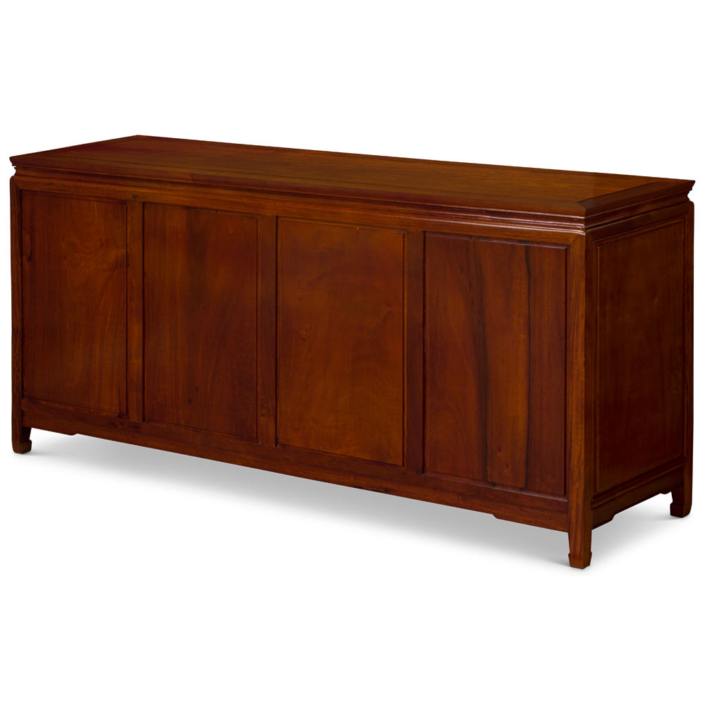 72in Natural Finish Rosewood Chinese Longevity Sideboard