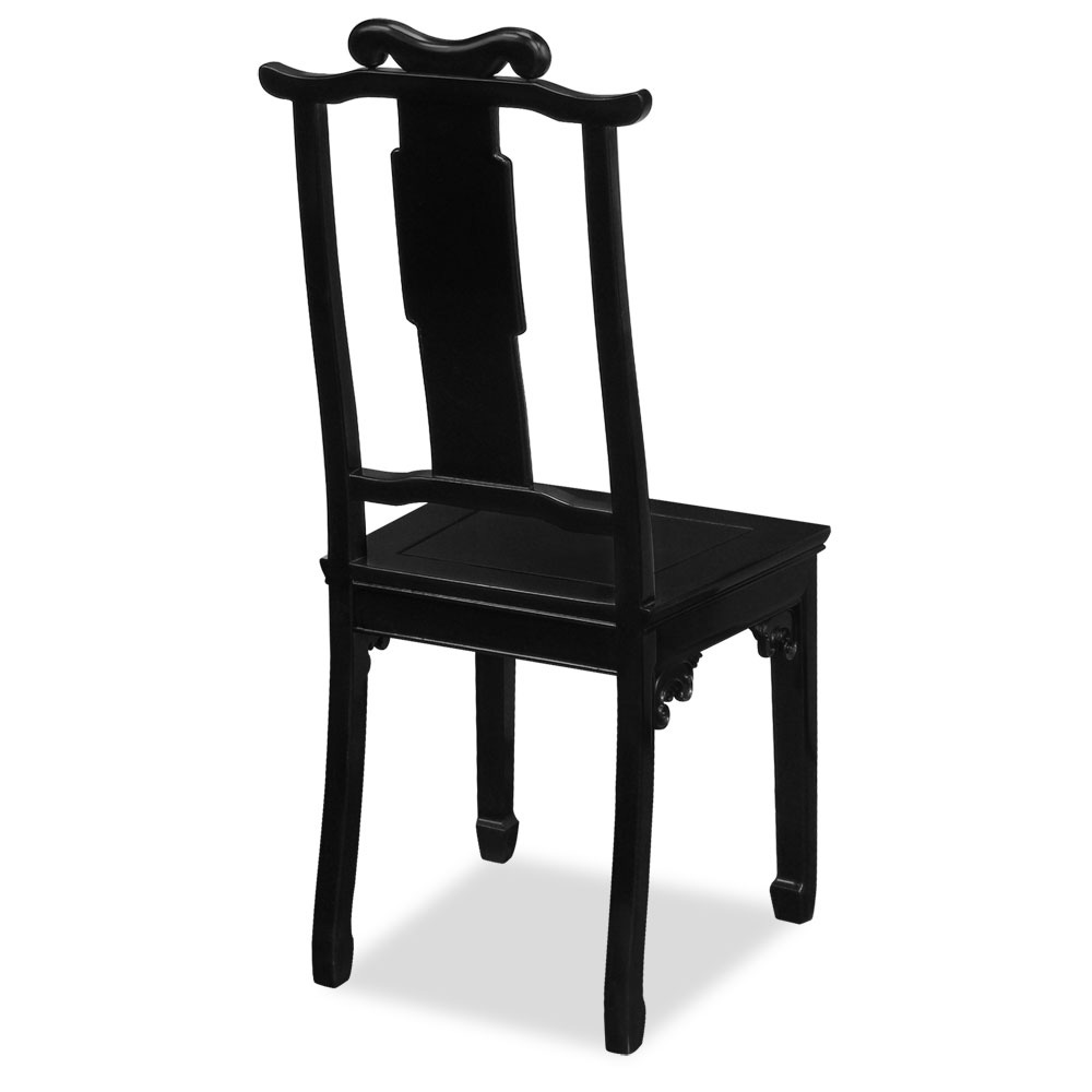 Black Rosewood Chinese Ming Longevity Chair