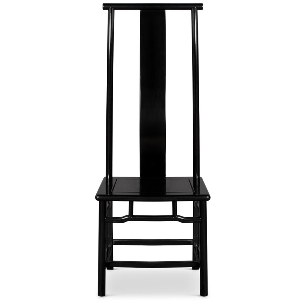 Black Rosewood Ming Chinese Tall Chair