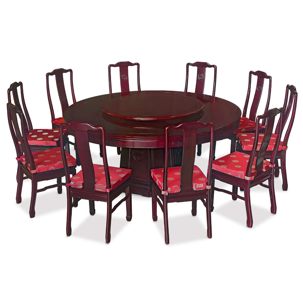 Chinese style round dining table discount