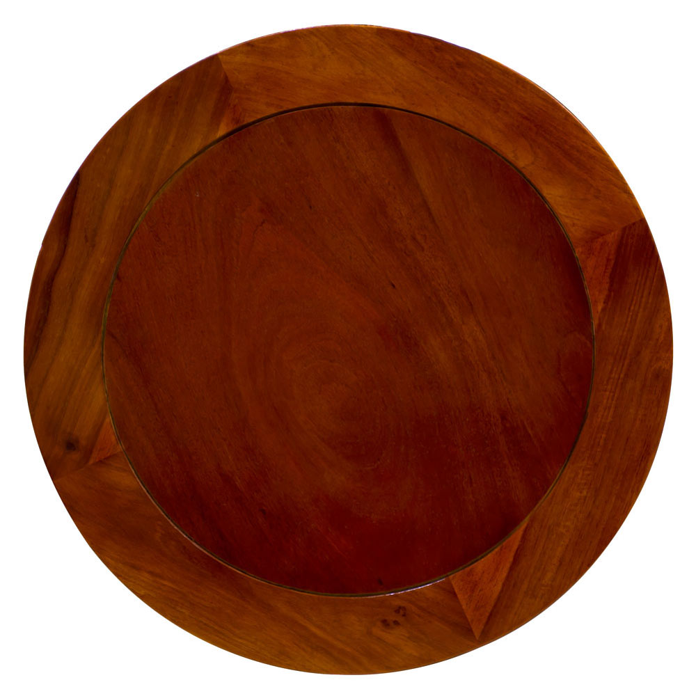 23in Natural Finish Rosewood Chinese Lazy Susan