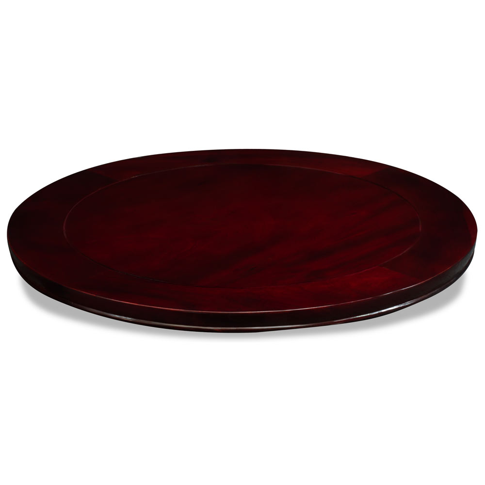 23in Dark Cherry Rosewood Chinese Lazy Susan