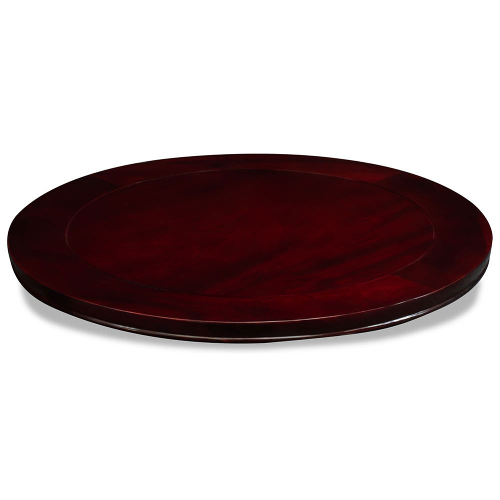 23in Dark Cherry Rosewood Chinese Lazy Susan