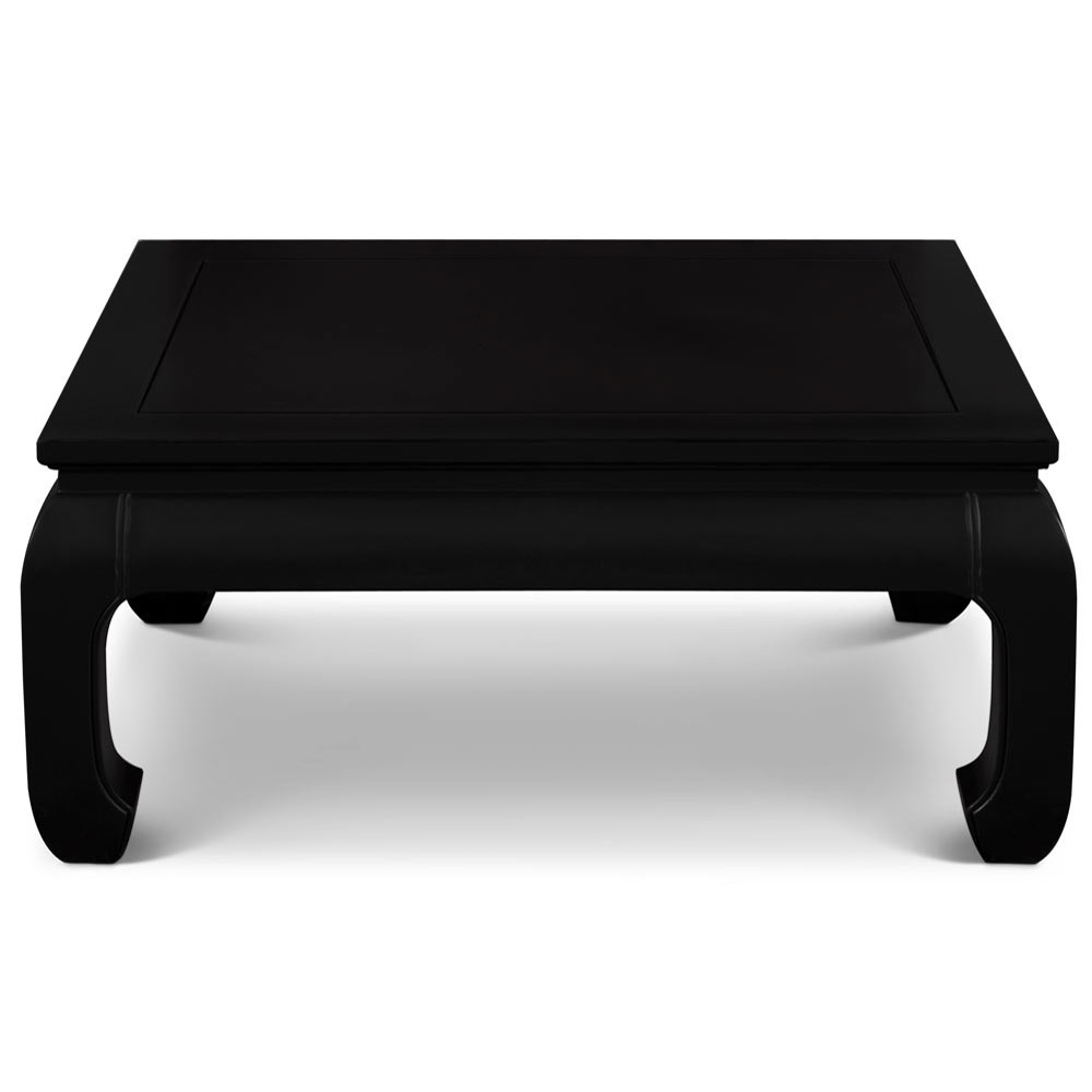 Black Rosewood Ming Rectangular Coffee Table