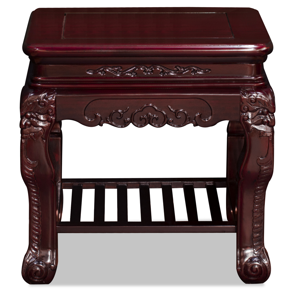 Cherry Rosewood Chinese Palace Lamp Table
