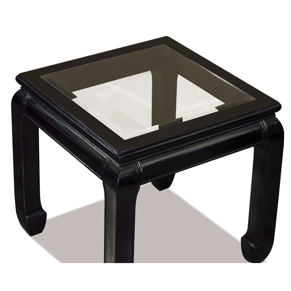 Black Rosewood Ming Style Chinese Lamp Table