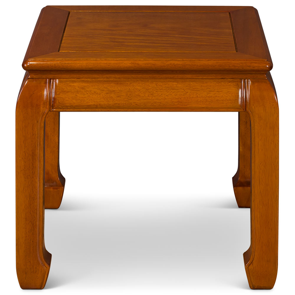 Natural Finish Rosewood Chinese Ming Side Table