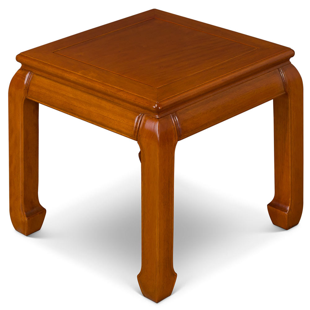 Natural Finish Rosewood Chinese Ming Side Table