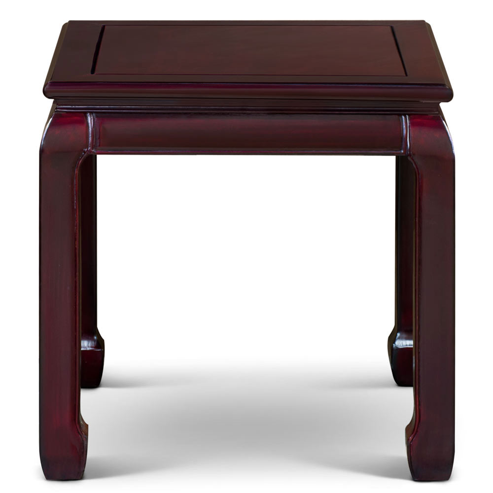 Dark Cherry Rosewood Chinese Ming Side Table